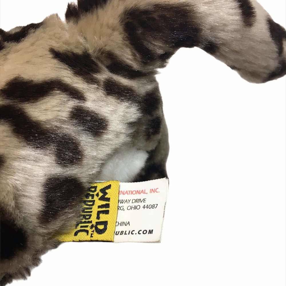 RARE Baby Leopard Cheetah Cub Plush 9in. - Picture 9 of 11